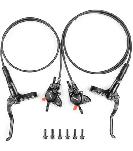 SHIMANO MT201 Juego de Frenos de Disco Trasero 1700mm NEGRO