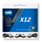 KMC Cadena 12V 126L Gris & Negro X12