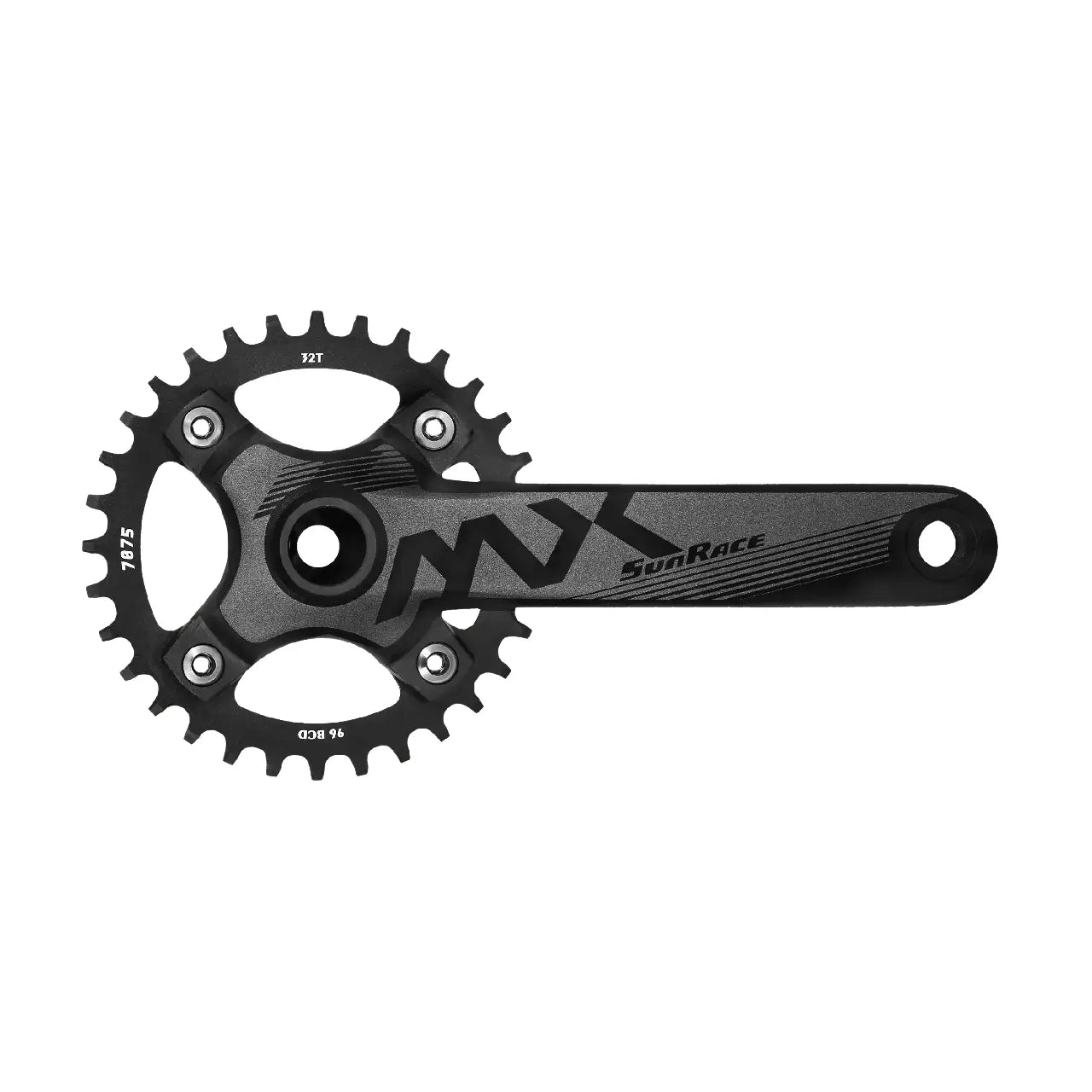 Sunrace Bielas MTB 32T 175mm 96BCD BBM97 Negras